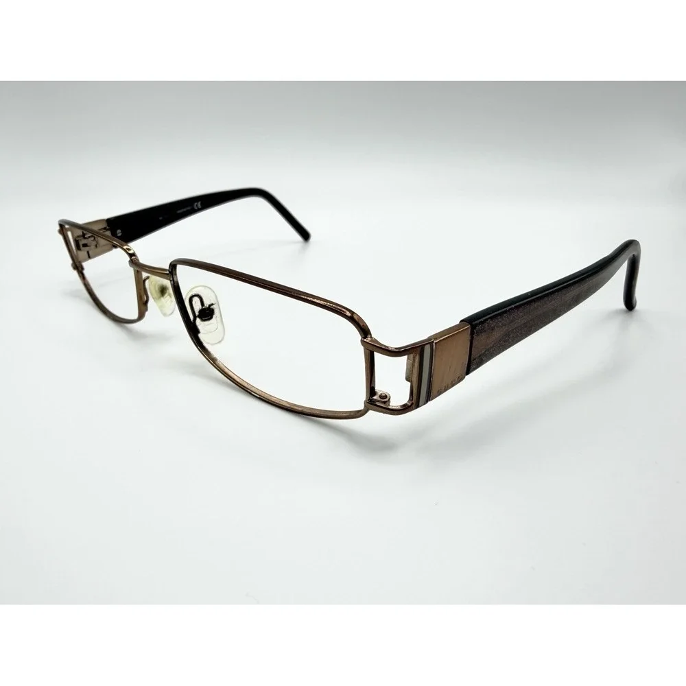 GUCCI GG2779 Women's Eyeglasses Frame Only 55-17-130 Brown Glitter Rectangular